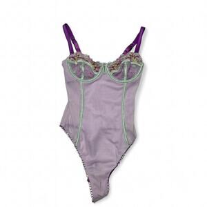 Fairy - Mermaid Purple Lace Bodysuit Size Small